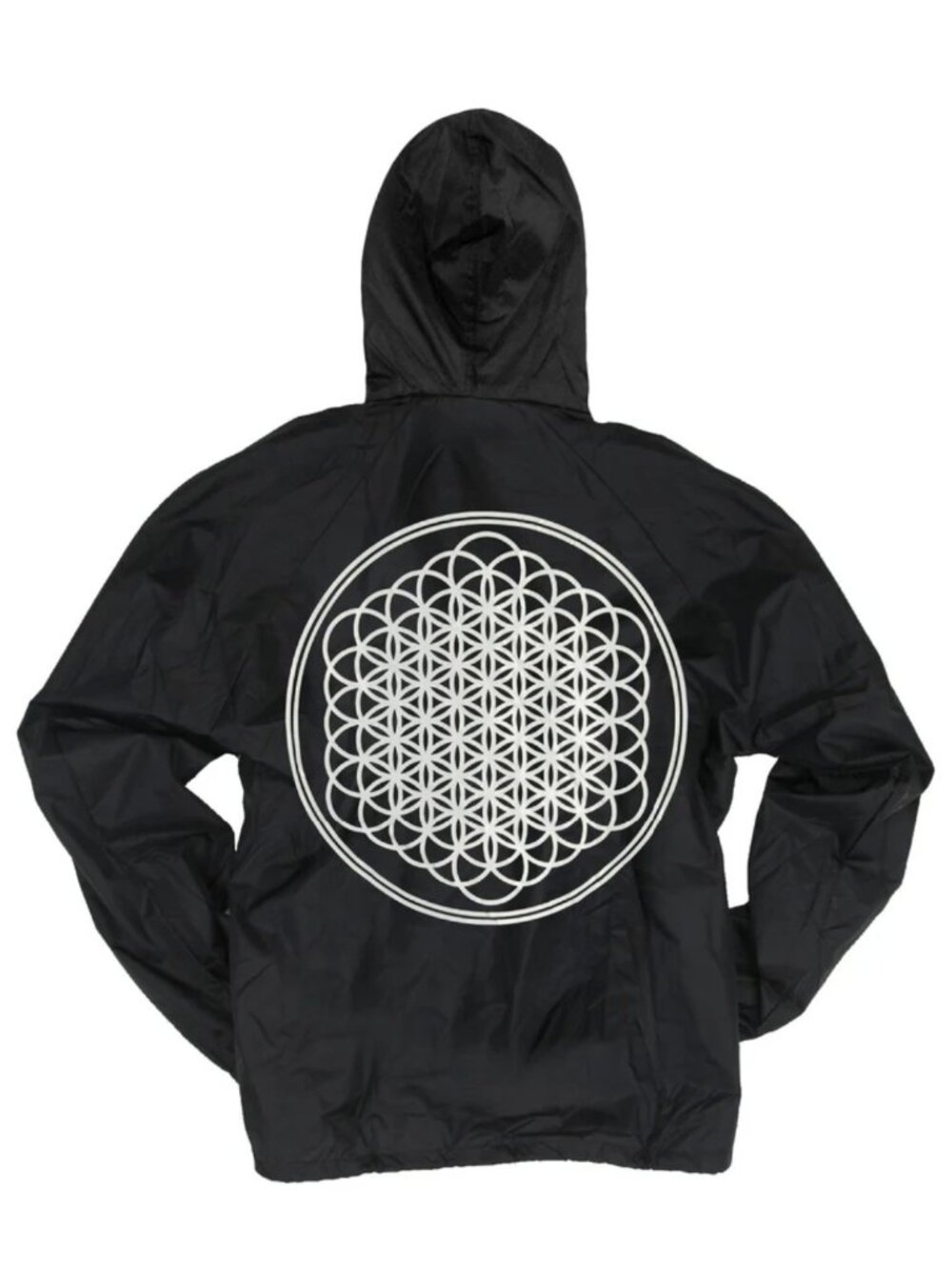 BNWT Bring Me the Horizon Sempiternal Black Windbreaker, Size M